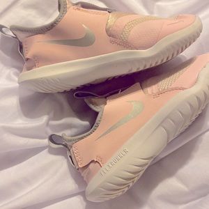 Girls Nike 11c pink tennis shoes